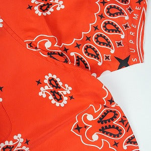 SUPREME シュプリーム 21SS Bandana Silk S/S Shirt Red 半袖シャツ 赤 Size 【L】 【新古品・未使用品】 20827290