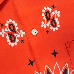 SUPREME シュプリーム 21SS Bandana Silk S/S Shirt Red 半袖シャツ 赤 Size 【L】 【新古品・未使用品】 20827290