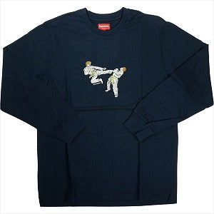SUPREME シュプリーム 18SS Karate L/S Tee Navy ロンT 紺 Size 【M】 【新古品・未使用品】 20827294