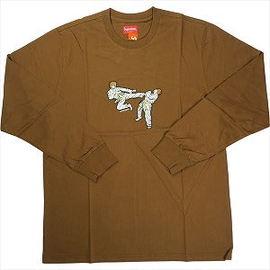 SUPREME シュプリーム 18SS Karate L/S Tee Brown ロンT 茶 Size 【M】 【新古品・未使用品】 20827295