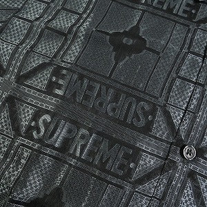 SUPREME シュプリーム 24SS Tray Jacquard S/S Shirt Black 半袖シャツ 黒 Size 【S】 【新古品・未使用品】 20827299