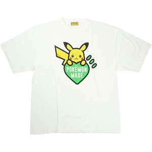 HUMAN MADE ヒューマンメイド ×POKEMON MADE 25AW GRAPHIC T-SHIRT WHITE 京都店限定 ピカチュウTシャツ 白 Size 【XXL】 【新古品・未使用品】 20827342