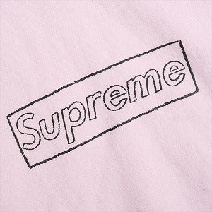 SUPREME シュプリーム 21SS KAWS Chalk Logo Hooded Sweatshirt Pink パーカー ピンク Size 【XXL】 【中古品-ほぼ新品】 20827356