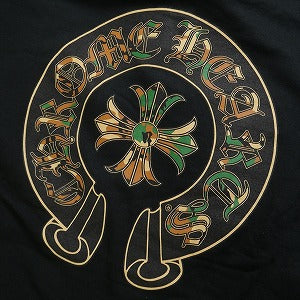 CHROME HEARTS クロム・ハーツ HORSESHOE 3 CEM CRS ZIP HOODIE BLACK/CAMO/GOLD ジップパーカー 黒 Size 【L】 【新古品・未使用品】 20827357