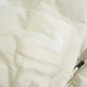 SUPREME シュプリーム ×THE NORTH FACE 23AW Suede Nuptse Jacket Stone ダウンジャケット 白 Size 【XL】 【新古品・未使用品】 20827366