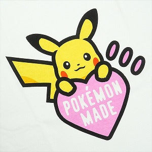 HUMAN MADE ヒューマンメイド ×POKEMON MADE 25AW GRAPHIC T-SHIRT WHITE 原宿限定 ピカチュウTシャツ 白 Size 【M】 【新古品・未使用品】 20827416