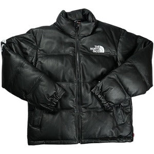 SUPREME シュプリーム ×THE NORTH FACE 17AW Leather Nuptse Jacket Black ジャケット 黒 Size 【L】 【新古品・未使用品】 20827457