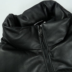SUPREME シュプリーム ×THE NORTH FACE 17AW Leather Nuptse Jacket Black ジャケット 黒 Size 【L】 【新古品・未使用品】 20827457