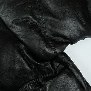 SUPREME シュプリーム ×THE NORTH FACE 17AW Leather Nuptse Jacket Black ジャケット 黒 Size 【L】 【新古品・未使用品】 20827457