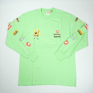 SUPREME シュプリーム ×SpongeBob SquarePants ×Castelli 25SS Racing L/S Tee Lime ロンT ライムグリーン Size 【M】 【中古品-ほぼ新品】 20827459