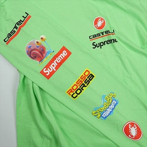 SUPREME シュプリーム ×SpongeBob SquarePants ×Castelli 25SS Racing L/S Tee Lime ロンT ライムグリーン Size 【M】 【中古品-ほぼ新品】 20827459