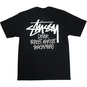 STUSSY ステューシー ×DOVER STREET MARKET STOCK DSM SINGAPORE TEE BLACK Tシャツ 黒 Size 【S】 【新古品・未使用品】 20827474