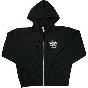 STUSSY ステューシー ×DOVER STREET MARKET STOCK DSM SINGAPORE ZIP HOODIE BLACK ジップパーカー 黒 Size 【S】 【新古品・未使用品】 20827477