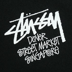 STUSSY ステューシー ×DOVER STREET MARKET STOCK DSM SINGAPORE ZIP HOODIE BLACK ジップパーカー 黒 Size 【M】 【新古品・未使用品】 20827478