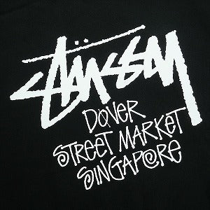 STUSSY ステューシー ×DOVER STREET MARKET STOCK DSM SINGAPORE ZIP HOODIE BLACK ジップパーカー 黒 Size 【M】 【新古品・未使用品】 20827478