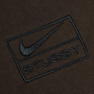 STUSSY ステューシー ×NIKE 25FW STONE WASHED FLEECE PANT Dark Cinder スウェットパンツ 茶 Size 【M】 【新古品・未使用品】 20827484