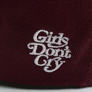 Girls Don't Cry ガールズドントクライ LOGO HAT MAROON キャップ エンジ Size 【フリー】 【新古品・未使用品】 20827487