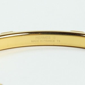 HERMES エルメス BRACELET JONC ATHENA アテナ NOIR T3 バングル ブレスレット 黒金 Size 【3】 【新古品・未使用品】 20827489