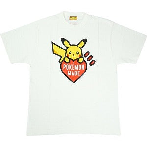 HUMAN MADE ヒューマンメイド ×POKEMON MADE 25AW GRAPHIC T-SHIRT WHITE  ONLINE STORE限定 ピカチュウTシャツ 白 Size 【M】 【新古品・未使用品】 20827501