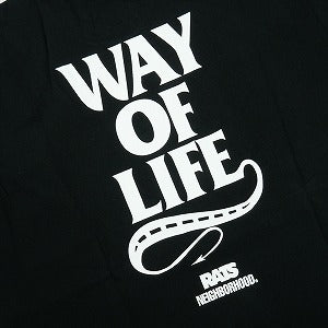 NEIGHBORHOOD ネイバーフッド ×RATS 20th Tee 25'SPT-0105 Tシャツ 黒 Size 【L】 【新古品・未使用品】 20827595