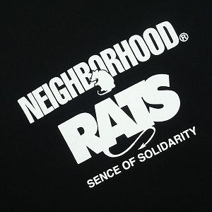 NEIGHBORHOOD ネイバーフッド ×RATS 20th Hoodie 25SPC-0104 パーカー 黒 Size 【XL】 【中古品-非常に良い】 20827599