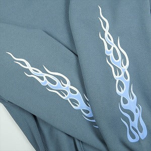 HIDEANDSEEK ハイド アンド シーク ×CARSERVICE HOODED SWEAT SHIRT パーカー 青 Size 【L】 【中古品-良い】 20827601