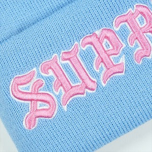 SUPREME シュプリーム 25FW New Era Old English Light Blue ビーニー 水色 Size 【フリー】 【新古品・未使用品】 20827716