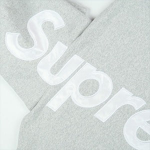 SUPREME シュプリーム 25FW Satin Applique Hooded Sweatshirt Heather Grey パーカー 灰 Size 【L】 【新古品・未使用品】 20827724
