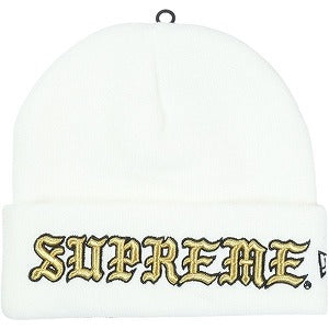 SUPREME シュプリーム 25FW New Era Old English Beanie White ビーニー 白 Size 【フリー】 【新古品・未使用品】 20827729