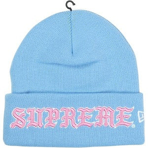 SUPREME シュプリーム 25FW New Era Old English Light Blue ビーニー 水色 Size 【フリー】 【新古品・未使用品】 20827730