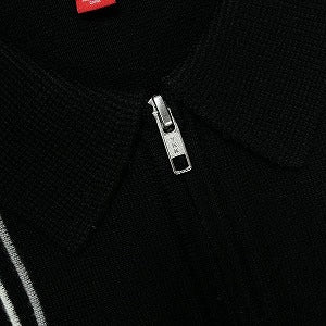 SUPREME シュプリーム 25FW Stripe Zip Up Polo Sweater Black セーター 黒 Size 【L】 【新古品・未使用品】 20827736