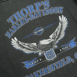 VINTAGE ヴィンテージ Harley-Davidson ハーレーダビッドソン Eagle Flames LS Tee ロンT 黒 Size 【XL】 【中古品-良い】 20827796