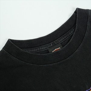 VINTAGE ヴィンテージ Harley-Davidson ハーレーダビッドソン Eagle Purple Flame LS Tee ロンT 黒 Size 【L】 【中古品-良い】 20827797