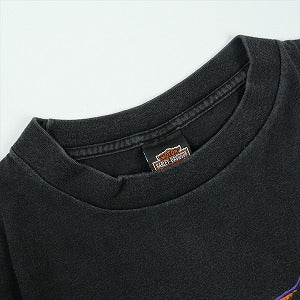 VINTAGE ヴィンテージ Harley-Davidson ハーレーダビッドソン Eagle Purple Flame LS Tee ロンT 黒 Size 【L】 【中古品-良い】 20827798