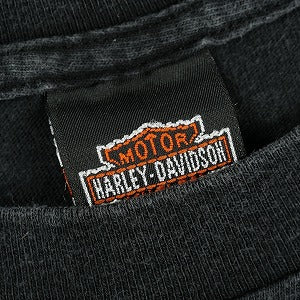VINTAGE ヴィンテージ Harley-Davidson ハーレーダビッドソン Eagle Purple Flame LS Tee ロンT 黒 Size 【L】 【中古品-良い】 20827798