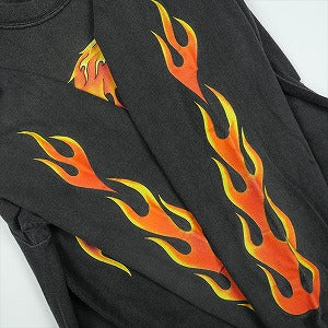 VINTAGE ヴィンテージ Harley-Davidson ハーレーダビッドソン Eagle Orange Flame LS Tee ロンT 黒 Size 【L】 【中古品-良い】 20827799