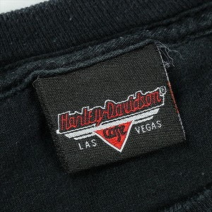 VINTAGE ヴィンテージ Harley-Davidson ハーレーダビッドソン Cafe Eagle Flame LS Tee ロンT 黒 Size 【XL相当】 【中古品-良い】 20827800