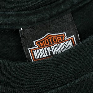 VINTAGE ヴィンテージ Harley-Davidson ハーレーダビッドソン Skull Blue Flame Logo LS Tee ロンT 黒 Size 【L】 【中古品-良い】 20827806