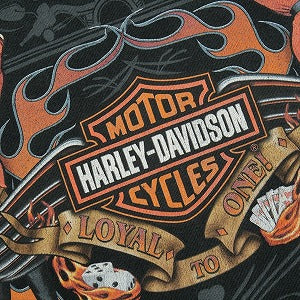 VINTAGE ヴィンテージ Harley-Davidson ハーレーダビッドソン Girls Logo Loyal to One LS Tee ロンT 黒 Size 【XL】 【中古品-良い】 20827808