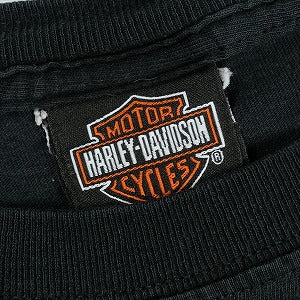 VINTAGE ヴィンテージ Harley-Davidson ハーレーダビッドソン Pierrot Logo Blue Flame LS Tee ロンT 黒 Size 【XL相当】 【中古品-良い】 20827811