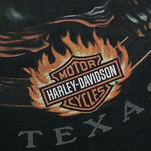 VINTAGE ヴィンテージ Harley-Davidson ハーレーダビッドソン Pierrot Logo Blue Flame LS Tee ロンT 黒 Size 【XL相当】 【中古品-良い】 20827811