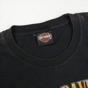 VINTAGE ヴィンテージ Harley-Davidson ハーレーダビッドソン Orange Flame LS Tee ロンT 黒 Size 【XL】 【中古品-良い】 20827812