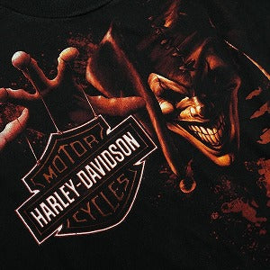 VINTAGE ヴィンテージ Harley-Davidson ハーレーダビッドソン Pierrot Blood Logo  LS Tee ロンT 黒 Size 【L】 【中古品-良い】 20827814