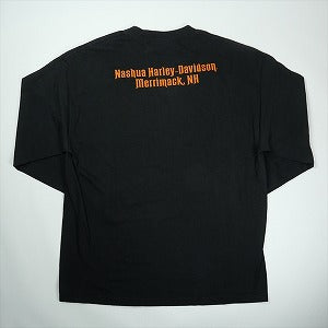 VINTAGE ヴィンテージ Harley-Davidson ハーレーダビッドソン Orange Flame LS Tee ロンT 黒 Size 【XL】 【中古品-良い】 20827815