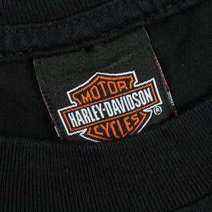 VINTAGE ヴィンテージ Harley-Davidson ハーレーダビッドソン Orange Flame LS Tee ロンT 黒 Size 【XL】 【中古品-良い】 20827815