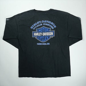 VINTAGE ヴィンテージ Harley-Davidson ハーレーダビッドソン Blue Flame LS Tee ロンT 黒 Size 【L】 【中古品-良い】 20827816