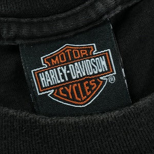 VINTAGE ヴィンテージ Harley-Davidson ハーレーダビッドソン Engine Flame LS Tee ロンT 黒 Size 【L】 【中古品-良い】 20827817