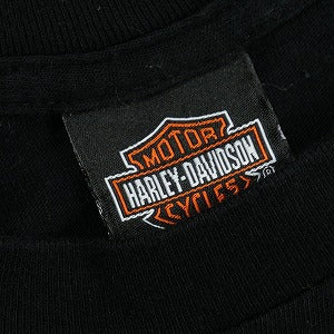 VINTAGE ヴィンテージ Harley-Davidson ハーレーダビッドソン Skull Wing Flame LS Tee ロンT 黒 Size 【XL相当】 【中古品-良い】 20827820