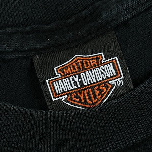 VINTAGE ヴィンテージ Harley-Davidson ハーレーダビッドソン Clover Logo Pocket LS Tee ロンT 黒 Size 【L】 【中古品-良い】 20827821