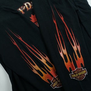 VINTAGE ヴィンテージ Harley-Davidson ハーレーダビッドソン Canada Logo LS Tee ロンT 黒 Size 【XL】 【中古品-良い】 20827822